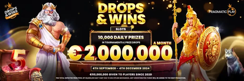 Drop & Wins van golden panda casino