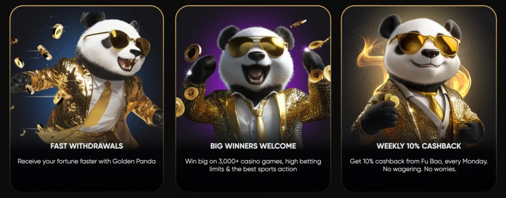 Bonussen en promoties van Golden Panda Casino