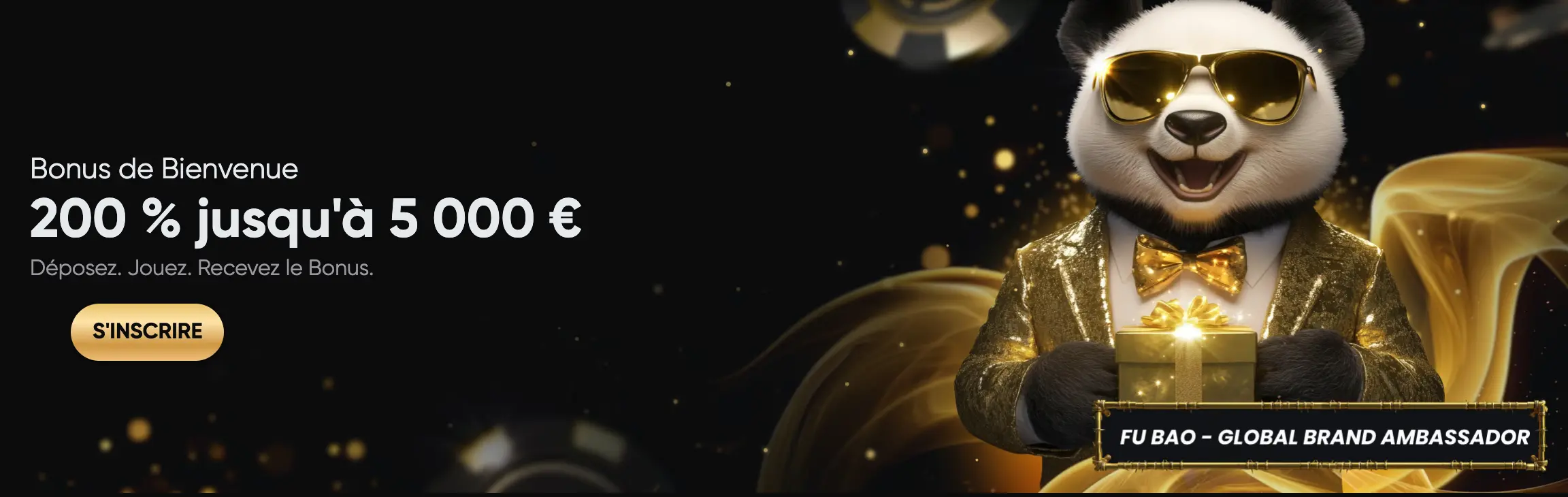 De welkomstbonus van Golden Panda Casino